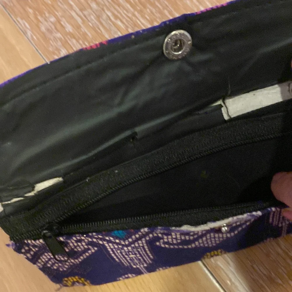 Handmade Purple Wallet - Picture 5 of 5